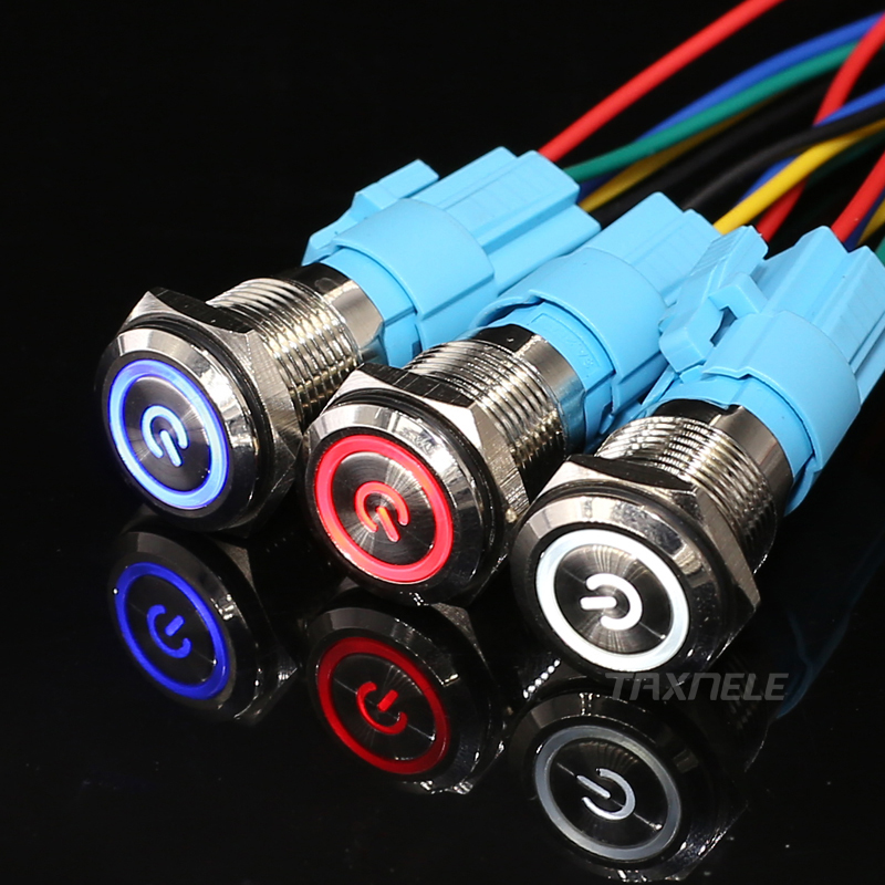 16mm LED Metal Push Button Switch