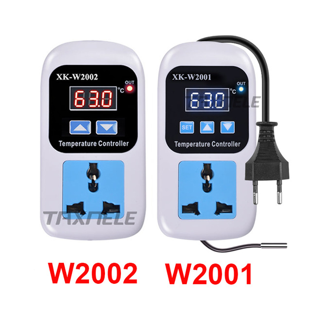 W2001 W2002 Digital LED Thermometer Temperature Controller T