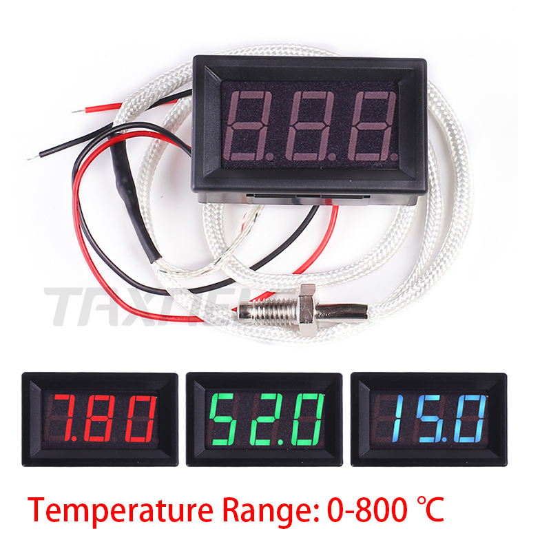 0~800C Digital tube LED Display Thermometer 