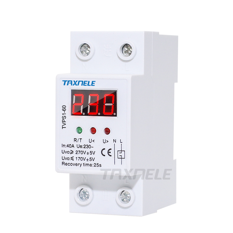 40A 63A 220V over under voltage protector