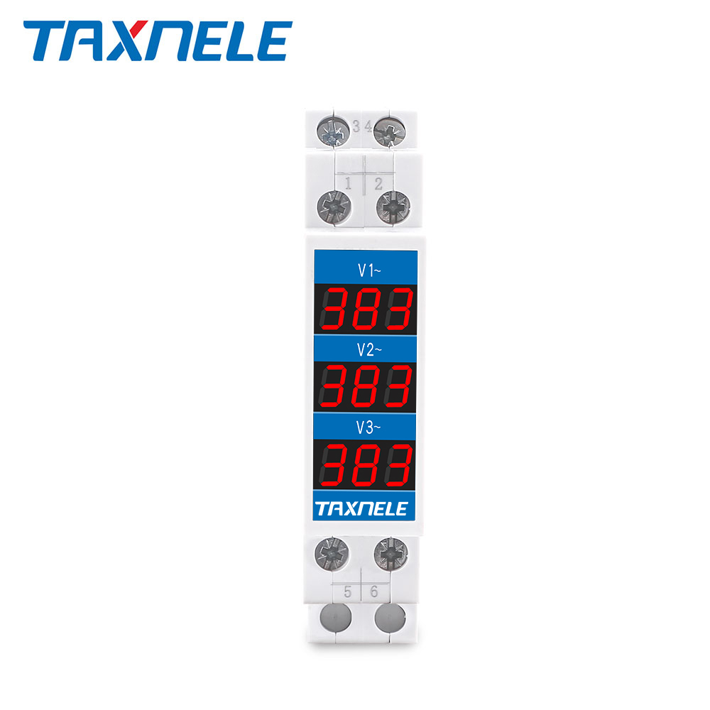 Three Phase Voltage Meter 