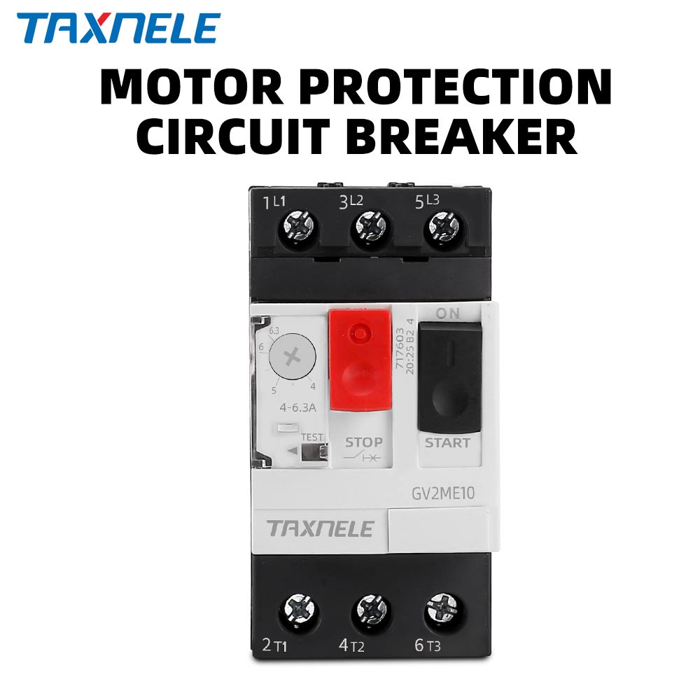 GV2ME GV2 Motor Starter Protector Motor Circuit Breaker Overload Short Circuit Protection 3P Thermal Magnetic MPCB GV2-ME